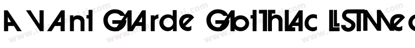 Avant Garde Gothic LT Medium blod字体转换